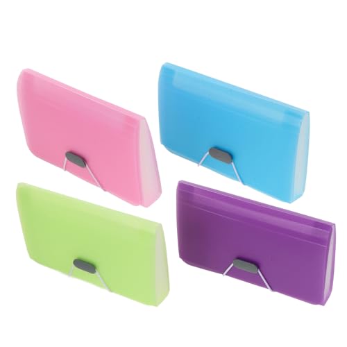 jojofuny 4 Stück Mini Fächermappe Multi Grid Dokumentenaufbewahrung Tasche Portable Aktenordner für Belege Quittungen Rechnungen Bunte Datei Organizer für Büro und Zuhause jojofuny 4 Stück Mini Fächermappe Multi Grid Dokumentenaufbewahrung Tasche Portable Aktenordner für Belege Quittungen Rechnungen Bunte Datei Organizer für Büro und Zuhause von jojofuny