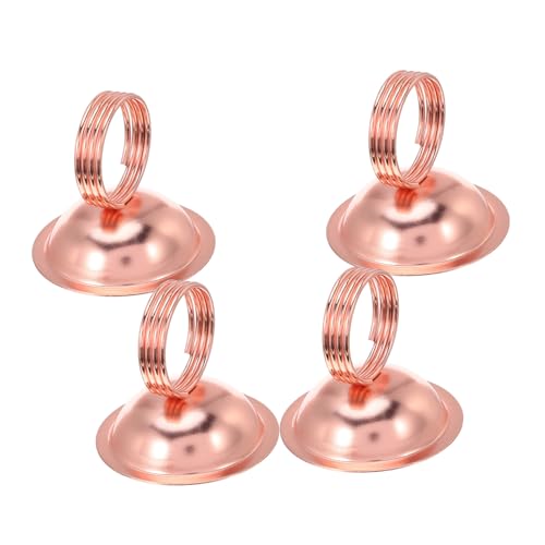jojofuny 4 Stück Multifunktionale Metall-clip Tischkartenhalter mit Stabilem Griff in Roségold als Tischnummern Visitenkartenhalter für Büro Zuhause und Veranstaltungen jojofuny 4 Stück Multifunktionale Metall-clip Tischkartenhalter mit Stabilem Griff in Roségold als Tischnummern Visitenkartenhalter für Büro Zuhause und Veranstaltungen von jojofuny