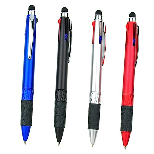 jojofuny 4 Stück Multifunktionale Teilige Kugelschreiber mit Farben Rotationsmechanismus und Touchscreen Stylus Praktische Schreibgeräte für Meetings und Konferenzen Tragbar und Einfach zu jojofuny 4 Stück Multifunktionale Teilige Kugelschreiber mit Farben Rotationsmechanismus und Touchscreen Stylus Praktische Schreibgeräte für Meetings und Konferenzen Tragbar und Einfach zu von jojofuny