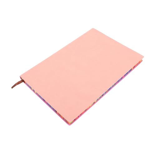 jojofuny 4 Stück Notizbuch mit Farbigen Regenbogenkanten Weiches Softcover Undatierte Glattes Schreibpapier Planer und Studenten Notizheft für Büro Schule und Reisen von jojofuny