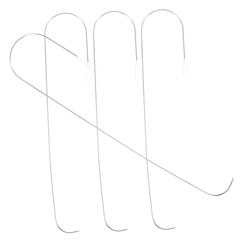 jojofuny 4 Stück Perlengreifer Nadel für die Herstellung von Armbändern Perleneinfädler Perlennadeln für die Schmuckherstellung DIY Perlenkettenwerkzeug Zinklegierung Silver jojofuny 4 Stück Perlengreifer Nadel für die Herstellung von Armbändern Perleneinfädler Perlennadeln für die Schmuckherstellung DIY Perlenkettenwerkzeug Zinklegierung Silver von jojofuny