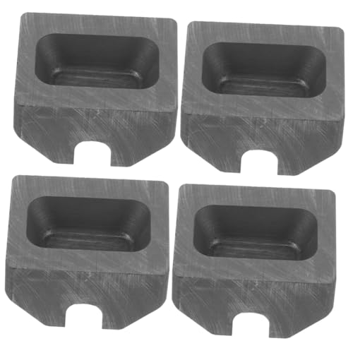 jojofuny 4 Stück Schmelzender Goldschimmel Barren Barfenformen Formenguss schmelzendes Gießwerkzeug Kokillen zum Gießen von Metall Gießform schmelzen Gussblockform Gussform Graphit Schwarz jojofuny 4 Stück Schmelzender Goldschimmel Barren Barfenformen Formenguss schmelzendes Gießwerkzeug Kokillen zum Gießen von Metall Gießform schmelzen Gussblockform Gussform Graphit Schwarz von jojofuny