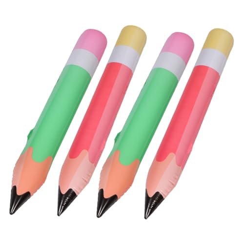jojofuny 4 Stück Teiliges Aufblasbares Bleistift aus Robustem PVC Sichere Schulanfang Dekoration Farbenfrohe Party und Klassenzimmerdeko mit Lustigem Cartoon Design für Geburtstagsfeiern jojofuny 4 Stück Teiliges Aufblasbares Bleistift aus Robustem PVC Sichere Schulanfang Dekoration Farbenfrohe Party und Klassenzimmerdeko mit Lustigem Cartoon Design für Geburtstagsfeiern von jojofuny
