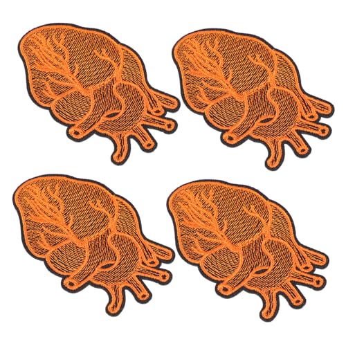 jojofuny 4 Stück Teiliges Bestickte Aufbügel-patches Schädel-herz Design für Jacken Westen Rucksäcke DIY Kleidung Dekoration jojofuny 4 Stück Teiliges Bestickte Aufbügel-patches Schädel-herz Design für Jacken Westen Rucksäcke DIY Kleidung Dekoration von jojofuny