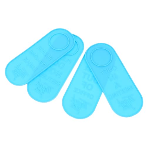 jojofuny 4 Stück Teiliges Diy Türschild Silikonform für Epoxidharz Flexible Transparente Gießform Wiederverwendbar Bruchfest Leicht Kompakt für Büro und Wohnraumdekoration jojofuny 4 Stück Teiliges Diy Türschild Silikonform für Epoxidharz Flexible Transparente Gießform Wiederverwendbar Bruchfest Leicht Kompakt für Büro und Wohnraumdekoration von jojofuny