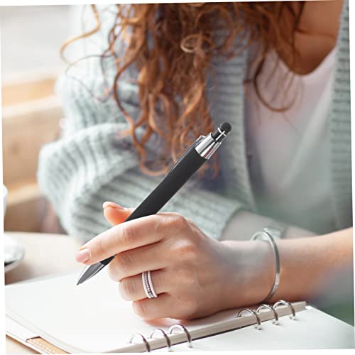 jojofuny 4 Stück Teiliges Ergonomische Kugelschreiber Metallisch Druckmechanisch Glattes Schreiben Komfortabler Griff Langlebig Farblich Sortiert Schwarz Rot Dunkelblau für Büro und Zuhause jojofuny 4 Stück Teiliges Ergonomische Kugelschreiber Metallisch Druckmechanisch Glattes Schreiben Komfortabler Griff Langlebig Farblich Sortiert Schwarz Rot Dunkelblau für Büro und Zuhause von jojofuny
