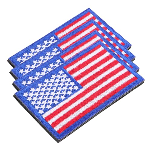 jojofuny 4 Stück Teiliges Flagge Bügelbild Patch mit Patriotische Gestickte Aufnäher für Rucksack Mütze Jacke Hose Einfach Anzubringen Langlebig und Komfortabel jojofuny 4 Stück Teiliges Flagge Bügelbild Patch mit Patriotische Gestickte Aufnäher für Rucksack Mütze Jacke Hose Einfach Anzubringen Langlebig und Komfortabel von jojofuny