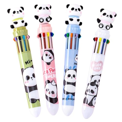 jojofuny 4 Stück Teiliges Kugelschreiber mit Niedlichem Panda Design Schreibspitze Verschleißfest für Büro Schule und Tägliches Schreiben jojofuny 4 Stück Teiliges Kugelschreiber mit Niedlichem Panda Design Schreibspitze Verschleißfest für Büro Schule und Tägliches Schreiben von jojofuny