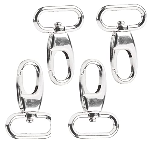 jojofuny 4 Stück Teiliges Metall Drehhaken Quick Release Karabiner Schnappverschluss für Taschenriemen und Schlüsselanhänger Langlebig Rostfrei Drehbar Leicht und Praktisch Ersatz für jojofuny 4 Stück Teiliges Metall Drehhaken Quick Release Karabiner Schnappverschluss für Taschenriemen und Schlüsselanhänger Langlebig Rostfrei Drehbar Leicht und Praktisch Ersatz für von jojofuny