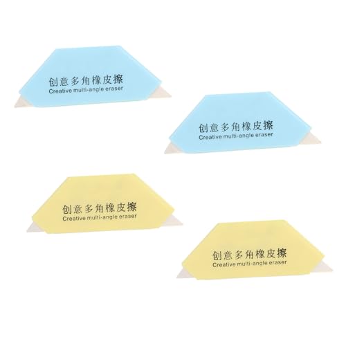 jojofuny 4 Stück Teiliges Skizziergummi Detailgenaues Radiergummi mit Minimalen Rückständen Mehrwinkliges Design Weich und Papierfreundlich Präzises Entfernen für Künstler Studenten und jojofuny 4 Stück Teiliges Skizziergummi Detailgenaues Radiergummi mit Minimalen Rückständen Mehrwinkliges Design Weich und Papierfreundlich Präzises Entfernen für Künstler Studenten und von jojofuny