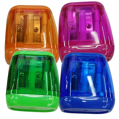 jojofuny 4 Stück Teiliges und Bleistiftspitzer für Schüler Praktische Anspitzer Farben Grün Blau und Orange für Schule Büro und Zuhause jojofuny 4 Stück Teiliges und Bleistiftspitzer für Schüler Praktische Anspitzer Farben Grün Blau und Orange für Schule Büro und Zuhause von jojofuny