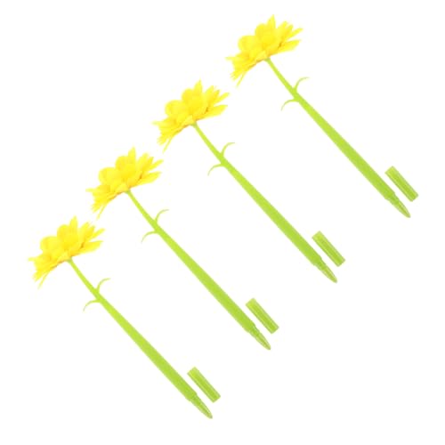 jojofuny 4 Stück Teiliges von Sonnenblumen Kugelschreibern Signiert für Bürobedarf Schule und Zuhause mit Bequemer Handhabung und Langlebiger jojofuny 4 Stück Teiliges von Sonnenblumen Kugelschreibern Signiert für Bürobedarf Schule und Zuhause mit Bequemer Handhabung und Langlebiger von jojofuny