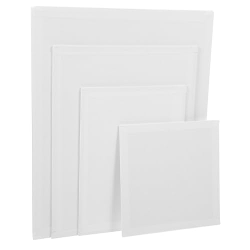 jojofuny 4 Stück Zeichenbrett Leer Leinwandplatten Malbrett Groß Künstlertafel Holzbretter Bemalen Ölgemäldetafel Für Studenten Künstler Maltafel Maltafeln Baumwolle Weiß jojofuny 4 Stück Zeichenbrett Leer Leinwandplatten Malbrett Groß Künstlertafel Holzbretter Bemalen Ölgemäldetafel Für Studenten Künstler Maltafel Maltafeln Baumwolle Weiß von jojofuny
