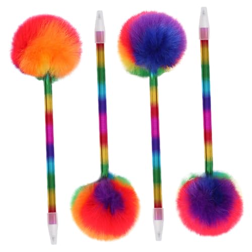 jojofuny 4 Teiliges Bunte Pompom Kugelschreiber Niedliche Flauschige Schreibstifte für Mädchen Vielseitige Bunte Stifte mit Dekorativen Pompons für Schule Büro jojofuny 4 Teiliges Bunte Pompom Kugelschreiber Niedliche Flauschige Schreibstifte für Mädchen Vielseitige Bunte Stifte mit Dekorativen Pompons für Schule Büro von jojofuny