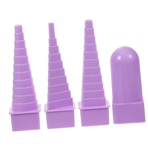 jojofuny 4 Teiliges Papierdekorationsturm Werkzeug Curling Für Quilling Brett Mit Anfänger Papierbasteltürmen Geschlitztes Papier Quilling Werkzeug Quilling Türme Drahtwickelturm Lila von jojofuny