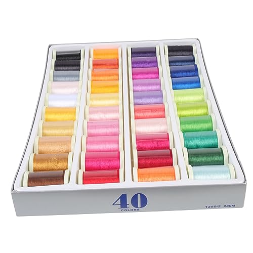 jojofuny 40 Rollen Farben Stickgarn Professionelles Diy Stickgarn für Handarbeit für Anfänger und Fortgeschrittene für Kreuzstich Quilten und Dekoration jojofuny 40 Rollen Farben Stickgarn Professionelles Diy Stickgarn für Handarbeit für Anfänger und Fortgeschrittene für Kreuzstich Quilten und Dekoration von jojofuny
