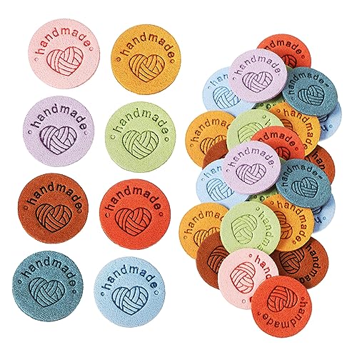 jojofuny 40 Stück Handgefertigte Etiketten Mikrofaserleder Farben zum Nähen von Kleidung Taschen Schals und Mehr Vielseitige DIY Dekoration für Handarbeiten jojofuny 40 Stück Handgefertigte Etiketten Mikrofaserleder Farben zum Nähen von Kleidung Taschen Schals und Mehr Vielseitige DIY Dekoration für Handarbeiten von jojofuny