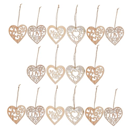 jojofuny 40 Stück Herzförmige Holzscheiben Unvollendete Holzstücke für DIY Hochzeitsdekoration Bastelbedarf und für Valentinstag und Feiern jojofuny 40 Stück Herzförmige Holzscheiben Unvollendete Holzstücke für DIY Hochzeitsdekoration Bastelbedarf und für Valentinstag und Feiern von jojofuny