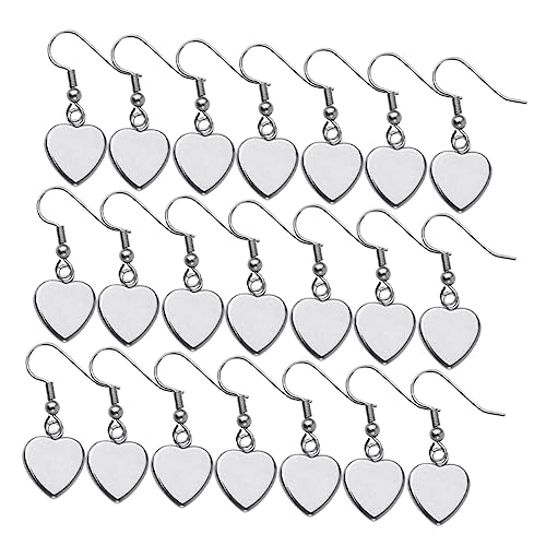 jojofuny 40 Stück Ohrhakenohrhalter Schmuck mit Herzanhänger Ohrring Reiz Herstellung Schmuck in Herzform silberne Ohrhänger jojofuny 40 Stück Ohrhakenohrhalter Schmuck mit Herzanhänger Ohrring Reiz Herstellung Schmuck in Herzform silberne Ohrhänger von jojofuny