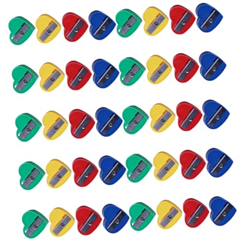 jojofuny 40 Stück Teiliges Herzform Bleistiftspitzer Manuell Mini Anspitzer für Schüler Farbenfrohes Kompaktes Design Einfache Handhabung Scharfe Spitze Praktisches Schulzubehör jojofuny 40 Stück Teiliges Herzform Bleistiftspitzer Manuell Mini Anspitzer für Schüler Farbenfrohes Kompaktes Design Einfache Handhabung Scharfe Spitze Praktisches Schulzubehör von jojofuny