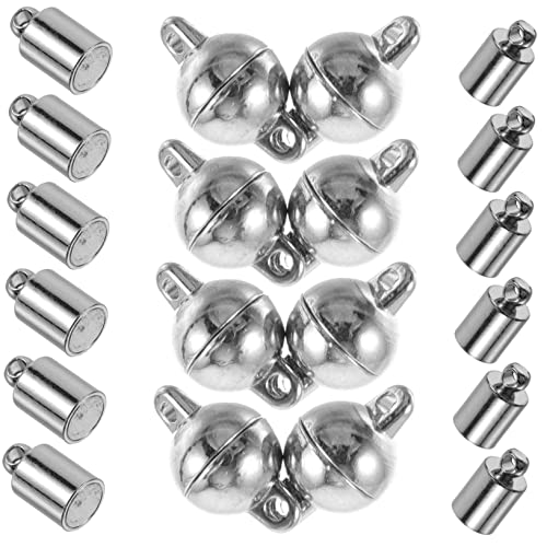 jojofuny 40 Stück Teiliges Magnetverschluss für und Armbänder Diy Schmuckverschlüsse Hochwertigem Material Einfach zu Verwenden Glänzende für Schmuckherstellung jojofuny 40 Stück Teiliges Magnetverschluss für und Armbänder Diy Schmuckverschlüsse Hochwertigem Material Einfach zu Verwenden Glänzende für Schmuckherstellung von jojofuny