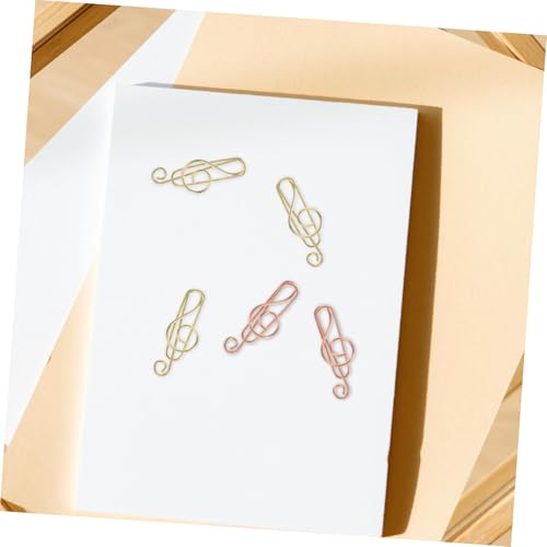 jojofuny 40 Stück Teiliges Metall Büroklammern Musiknoten Design Robuste Farbige Papierklammern in Gold und Roségold Langlebige Metallklammern für Büro Schule und Musiklehrer Praktische jojofuny 40 Stück Teiliges Metall Büroklammern Musiknoten Design Robuste Farbige Papierklammern in Gold und Roségold Langlebige Metallklammern für Büro Schule und Musiklehrer Praktische von jojofuny