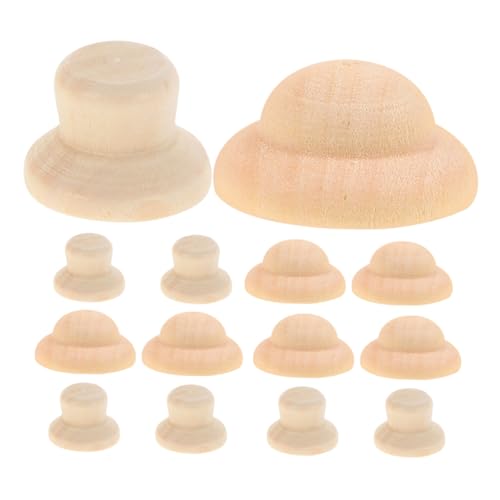 jojofuny 40 Stück Teiliges Unbemalte Holzpuppen hüte zum Bemalen DIY Bastelset aus Langlebigem Holz Kreative Holzfiguren hut Zubehör für Dekoration Fördert Fantasie und Handfertigkeit jojofuny 40 Stück Teiliges Unbemalte Holzpuppen hüte zum Bemalen DIY Bastelset aus Langlebigem Holz Kreative Holzfiguren hut Zubehör für Dekoration Fördert Fantasie und Handfertigkeit von jojofuny