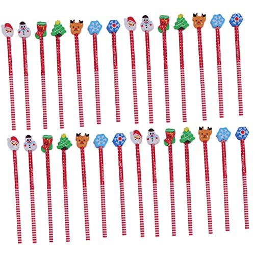jojofuny 40 Stück Teiliges Weihnachtsbleistift für Holzstifte mit Kreativem Cartoon Design Stabile Verarbeitung Radiergummi Mitgebsel für Weihnachtsfeiern und Geschenkideen jojofuny 40 Stück Teiliges Weihnachtsbleistift für Holzstifte mit Kreativem Cartoon Design Stabile Verarbeitung Radiergummi Mitgebsel für Weihnachtsfeiern und Geschenkideen von jojofuny