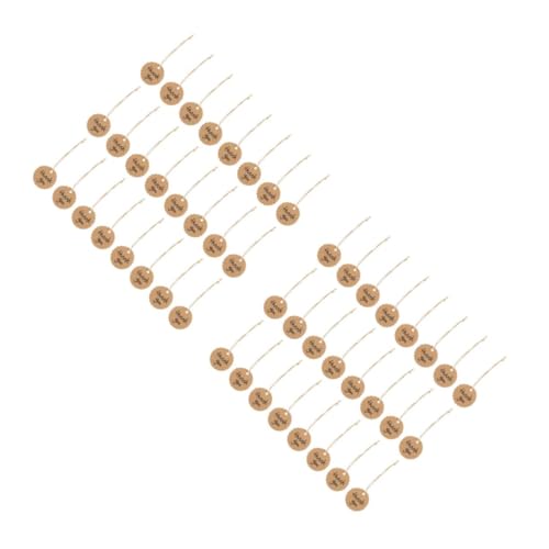 jojofuny 400 Sätze Kraftpapier Diy Anhänger Dekorative Etiketten mit Juteschnur für Hochzeiten und Bastelprojekte Vielseitig Einsetzbar Rund für von jojofuny