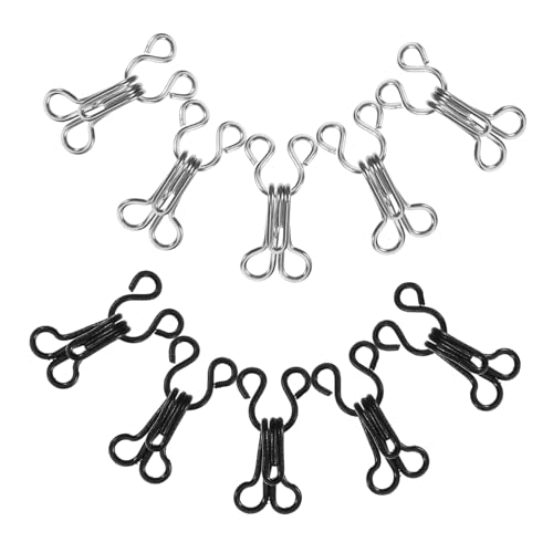 jojofuny 400 Stück Kleidungszubehör Schnalle Hose Nähen Verschlüsse Haken Annähen Verschlüsse Für Hosen Nähen Und Augenverschluss Nähhaken Und Ösenlasche Haken Für Hosen Metall von jojofuny