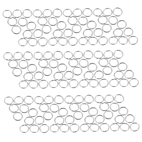 jojofuny 400 Stück Offene Schmuck Jump Ringe aus Robustem Zinklegierungsmaterial Einfach zu Montierende Diy Verbindungsringe für Ohrringe Halsketten Armbänder und Schlüsselanhänger jojofuny 400 Stück Offene Schmuck Jump Ringe aus Robustem Zinklegierungsmaterial Einfach zu Montierende Diy Verbindungsringe für Ohrringe Halsketten Armbänder und Schlüsselanhänger von jojofuny