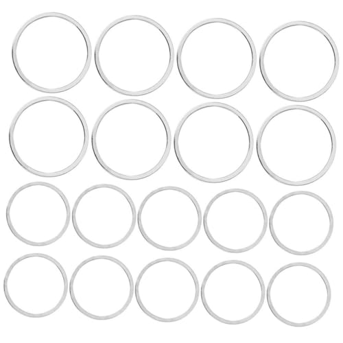 jojofuny 40Stücke Geometrische Ohrringe Anhänger Hohle Kreise Pendants Für DIY Schmuckherstellung Armbandzubehör Und Halsketten Vorräte von jojofuny