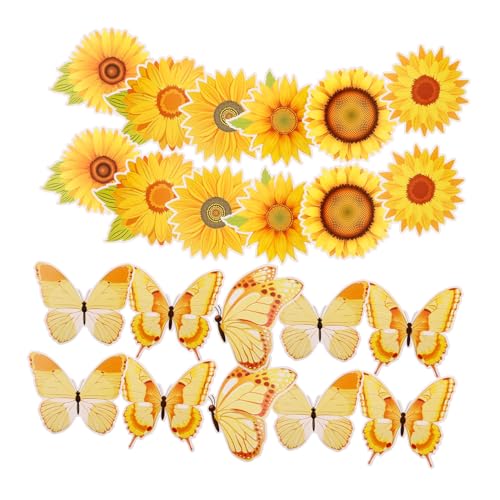 jojofuny 45 Stück Teiliges DIY Sonnenblumen Bastelset aus Papier Robuste Frühlingsdekoration für Klassenzimmer Lebendige Wand und Tischdeko Vielseitig Einsetzbar für Schule und Party jojofuny 45 Stück Teiliges DIY Sonnenblumen Bastelset aus Papier Robuste Frühlingsdekoration für Klassenzimmer Lebendige Wand und Tischdeko Vielseitig Einsetzbar für Schule und Party von jojofuny