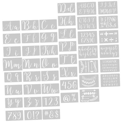 jojofuny 45-Teilige Graffiti-Wandmalvorlage Wiederverwendbar Zum Zeichnen Sip DIY Alphabet-Buchstabenschablonen Zahlen-Malschablonen Buchstaben-Malvorlagen Schablonen Zum Malen jojofuny 45-Teilige Graffiti-Wandmalvorlage Wiederverwendbar Zum Zeichnen Sip DIY Alphabet-Buchstabenschablonen Zahlen-Malschablonen Buchstaben-Malvorlagen Schablonen Zum Malen von jojofuny