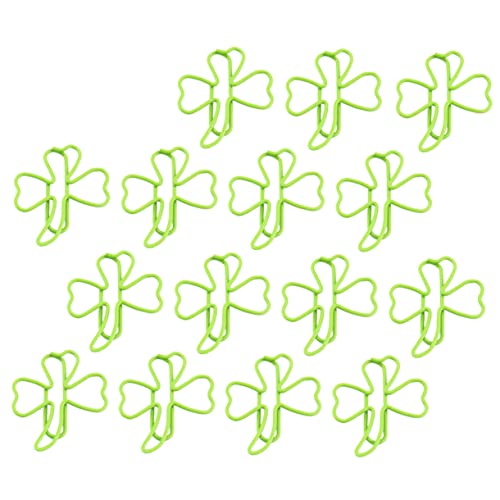 jojofuny 45Stücke Klee Förmige Lesezeichenclips Büroklammern für Bücher und Notizen Langlebig und für Tests jojofuny 45Stücke Klee Förmige Lesezeichenclips Büroklammern für Bücher und Notizen Langlebig und für Tests von jojofuny