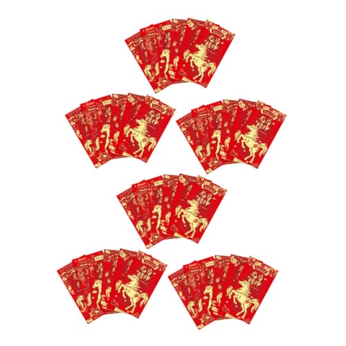 jojofuny 48 Stück Teiliges Rote Umschläge Chinesisches Neujahr Jahr Des Pferdes Papierumschläge mit Pferdemotiv Große Kapazität Glücksbringer für Frühlingsfest Hochzeit Geburtstag jojofuny 48 Stück Teiliges Rote Umschläge Chinesisches Neujahr Jahr Des Pferdes Papierumschläge mit Pferdemotiv Große Kapazität Glücksbringer für Frühlingsfest Hochzeit Geburtstag von jojofuny