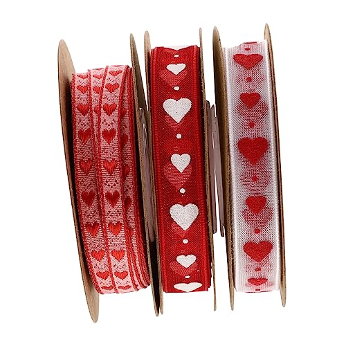 jojofuny 4Rollen Geschenkverpackungsbänder Pro Hochwertiges Für Hochzeiten Valentinstag Und Dekorationen von jojofuny