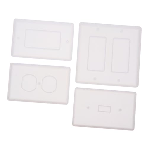 jojofuny 4Stücke Teiliges Silikonform für Schalterpaneele DIY Epoxidharz Gießform Langlebig und Sicher für Kreative Innendekoration Designs Enthalten jojofuny 4Stücke Teiliges Silikonform für Schalterpaneele DIY Epoxidharz Gießform Langlebig und Sicher für Kreative Innendekoration Designs Enthalten von jojofuny