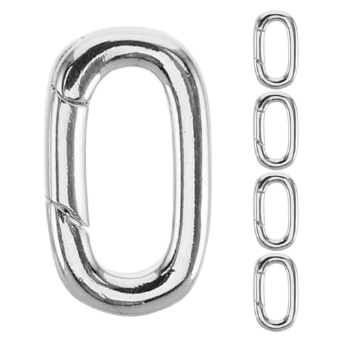 jojofuny 5 Ovale Karabinerverschlüsse Kupfer Schmuckverbinder Verschlüsse Für Armbänder Schlüsselanhänger Anhänger DIY Projekte Schmuckherstellungszubehör jojofuny 5 Ovale Karabinerverschlüsse Kupfer Schmuckverbinder Verschlüsse Für Armbänder Schlüsselanhänger Anhänger DIY Projekte Schmuckherstellungszubehör von jojofuny