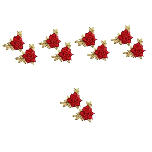 jojofuny 5 Paare Dreidimensionaler Stoff Patch Nähen Gestickte Abzeichenapplikationen Form Flecken Stickerei Blumen Dekorative Patches Dekorative Flicken Für Kleidung Polyestergarn Rot jojofuny 5 Paare Dreidimensionaler Stoff Patch Nähen Gestickte Abzeichenapplikationen Form Flecken Stickerei Blumen Dekorative Patches Dekorative Flicken Für Kleidung Polyestergarn Rot von jojofuny