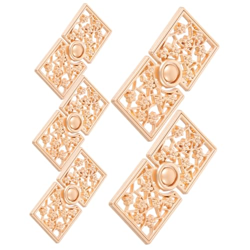 jojofuny 5 Paare Vintage Schal Clips Metallische Kleidungsverschlüsse mit Pfirsichblüten Dekorative Strickjacken und Umhangschnallen für DIY Modeaccessoires jojofuny 5 Paare Vintage Schal Clips Metallische Kleidungsverschlüsse mit Pfirsichblüten Dekorative Strickjacken und Umhangschnallen für DIY Modeaccessoires von jojofuny
