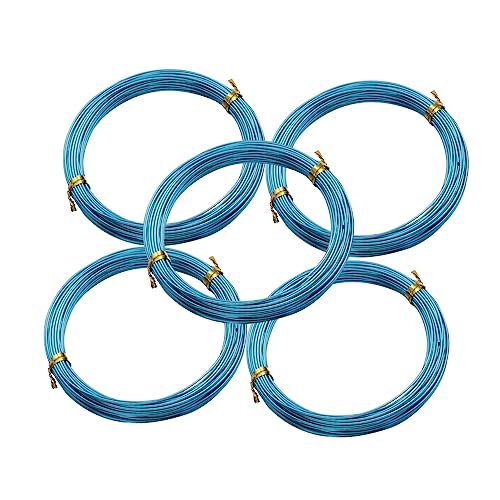 jojofuny 5 Rollen DIY Draht basteln Aluminiumdraht selber machen flexibler Metalldraht von jojofuny