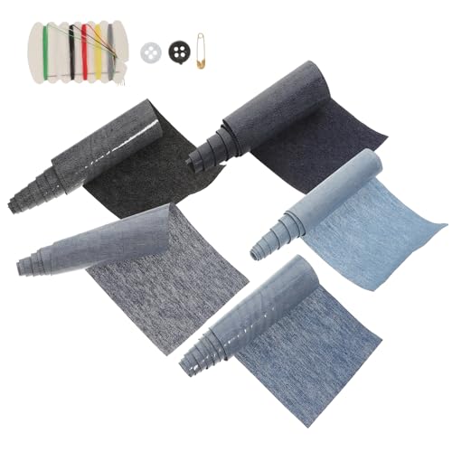 jojofuny 5 Rollen Eisenaufnäher Vielseitige Patches für Kleidung Diy Projekte Reparaturen und Kreative Anwendungen für Zuhause und Geschäfte von jojofuny