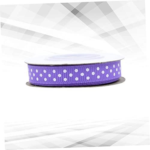 jojofuny 5 Rollen Gepunktetes Geschenkband für DIY Bastelprojekte und Elegantes Dekorationsmaterial Lila für Schleifen und Feierlichkeiten jojofuny 5 Rollen Gepunktetes Geschenkband für DIY Bastelprojekte und Elegantes Dekorationsmaterial Lila für Schleifen und Feierlichkeiten von jojofuny
