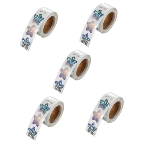 jojofuny 5 Rollen Pentagramm-Aufkleber Sterne metallisch Glänzende Sternaufkleber Vinyl bunt klein Aufkleber für Aufkleber vorhanden Stern Aufkleber PVC selbstklebend jojofuny 5 Rollen Pentagramm-Aufkleber Sterne metallisch Glänzende Sternaufkleber Vinyl bunt klein Aufkleber für Aufkleber vorhanden Stern Aufkleber PVC selbstklebend von jojofuny