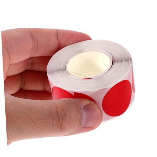 jojofuny 5 Rollen Runde Klebepunkte Aufkleber Selbstklebend Blanko DIY Labels aus Kupferpapier Rot für Büro Organisation Basteln und Beschriftung jojofuny 5 Rollen Runde Klebepunkte Aufkleber Selbstklebend Blanko DIY Labels aus Kupferpapier Rot für Büro Organisation Basteln und Beschriftung von jojofuny