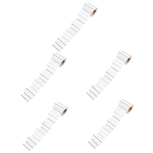 jojofuny 5 Rollen Tafel-Rand-Aufkleber Dekorationen für die Pinnwand im Klassenzimmer Planke Pinnwand-Grenzen austauschbarer Pinnwandrand Grenzausstattung Papier Weiß jojofuny 5 Rollen Tafel-Rand-Aufkleber Dekorationen für die Pinnwand im Klassenzimmer Planke Pinnwand-Grenzen austauschbarer Pinnwandrand Grenzausstattung Papier Weiß von jojofuny
