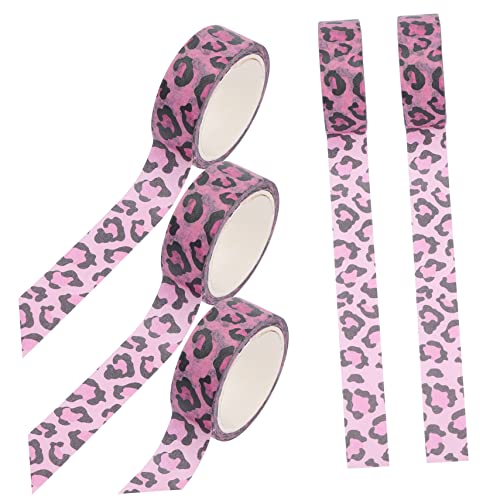 jojofuny 5 Rollen Tiermuster Klebeband Dekorative Washi Tapes für Scrapbooking und Diy Hochwertigem Papier Einfach Abzureißen für Notizbücher und von jojofuny