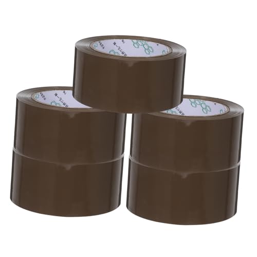 jojofuny 5 Rollen Verpackungsklebeband Starkes Reißfestes Paketband für Kartons Verschicken Heavy Duty Klebeband zum Abdichten für Umzug Büro und Heimgebrauch von jojofuny