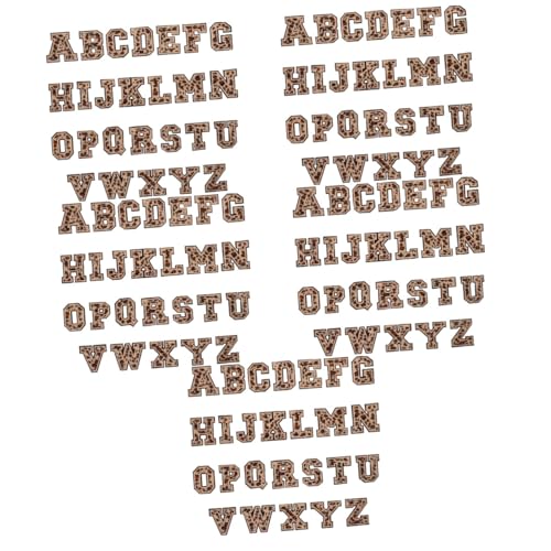 jojofuny 5 Sätze Buchstaben Patch Patches Für Kleidung Stickerei Patch Buchstaben Aufbügler Kleine Aufbügler Buchstaben Farbige Kleidung Patches Aufbügler Buchstaben Für 26 Stücke * 5 von jojofuny